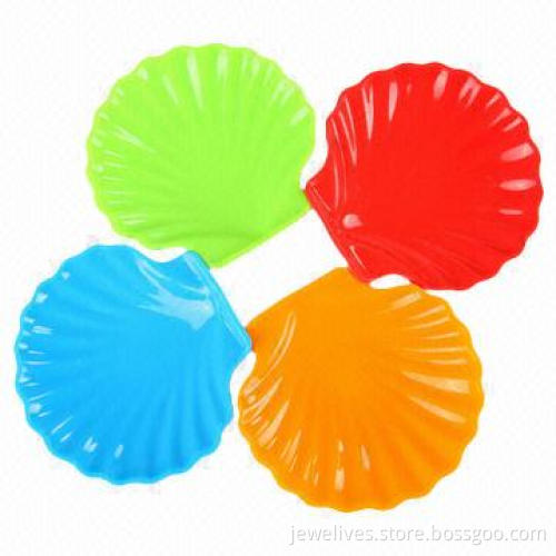 Unique Design Silicone Sushi Plates with Shell-shaped Design